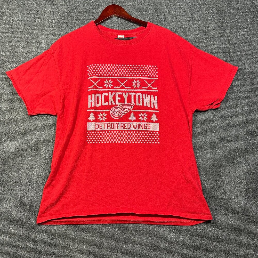 Hanes Detroit HockeyTown Motor City Casino Hotel T Shirt Size XL Pre-owned